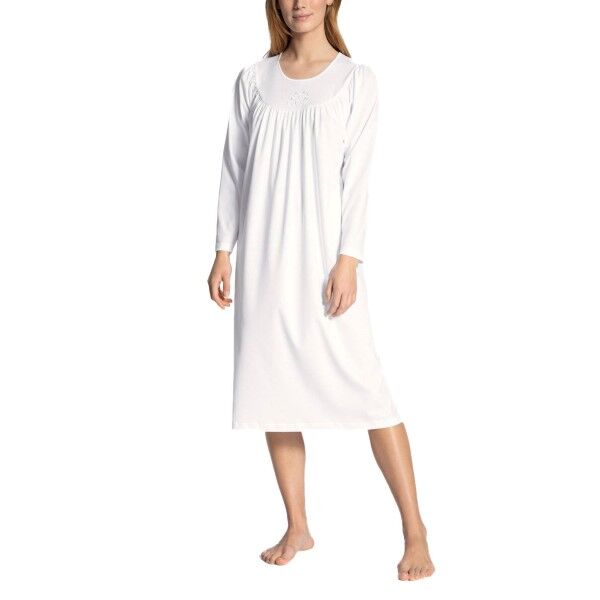 Calida Soft Cotton Nightshirt 33000 - White  - Size: 33000 - Color: valkoinen