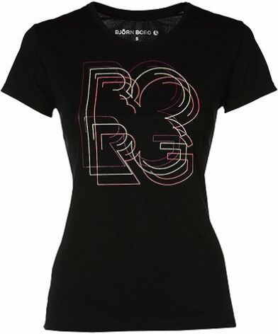 Björn Borg Wynnie S-S Tee - Black * Kampanja *  - Size: 431323-011046- - Color: musta