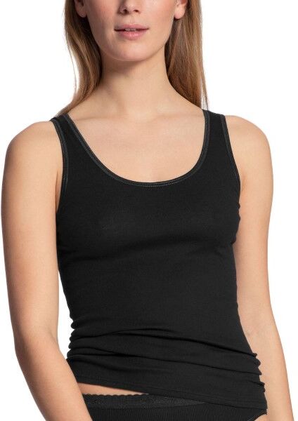 Calida Slip/Hosen Top Black - Black  - Size: 12033 - Color: musta