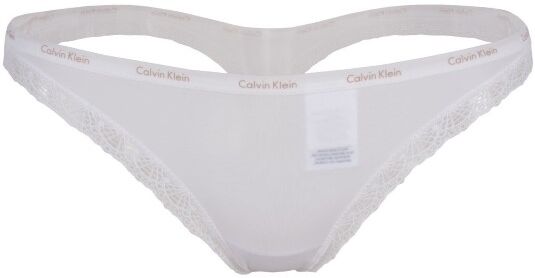 Calvin Klein Bottoms Up Thong - White  - Size: D3445E - Color: valkoinen