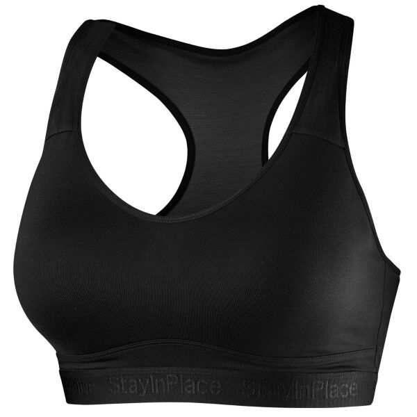 Stay In Place StayInPlace Pad Sports Bra A/B - Black  - Size: 902605 - Color: musta