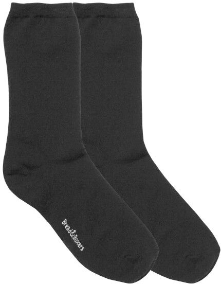 Bread & Boxers Bread and Boxers Socks Woman 2 pakkaus - Black  - Size: 802102 - Color: musta