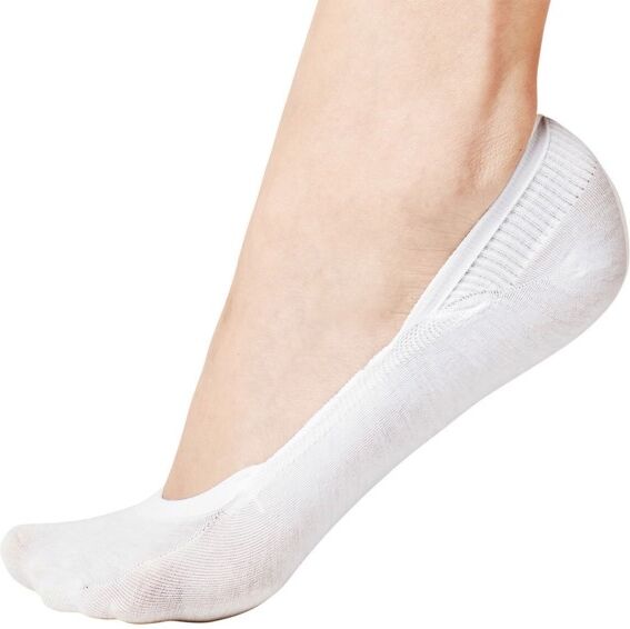 Falke Women Invisible Cotton Step - White  - Size: 44083 - Color: valkoinen