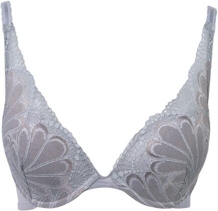 Wonderbra Refined Glamour Triangle Bra - Light grey  - Size: W02LN - Color: vaaleanharm.