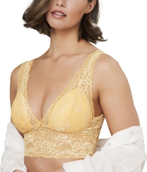 Missya Nicole Bra Top - Light yellow  - Size: 13370 - Color: Vaaleankeltainen