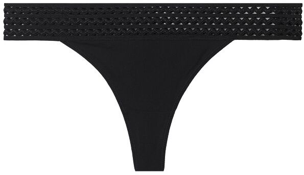 Heidi Klum Intimates Forget Me Not Thong - Black * Kampanja *  - Size: H37-1518 - Color: musta