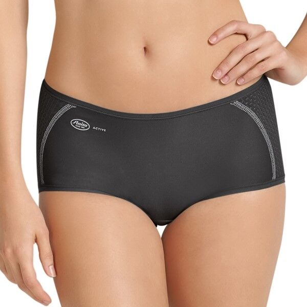 Anita Active Sporty Brief Panty - Darkgrey  - Size: 1627 - Color: tummanharm