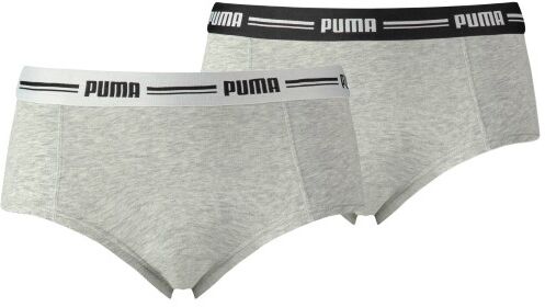 Puma 2 pakkaus Iconic Mini Shorts - Grey  - Size: 603033001 - Color: harmaa