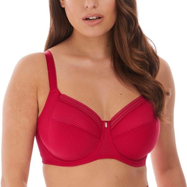 Fantasie Fusion Full Cup Side Support Bra - Red  - Size: FL3091 - Color: punainen