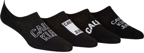 Calvin Klein 4 pakkaus Sebastian Liner Socks Gift Box - Black * Kampanja *  - Size: ECG232 - Color: musta