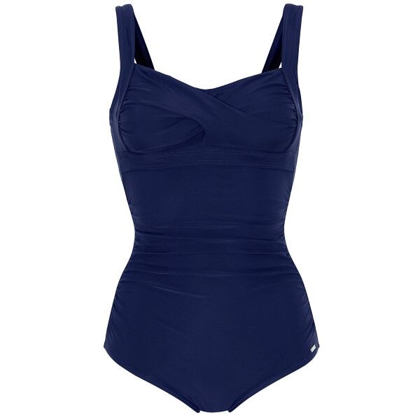 Abecita Capri Twisted Delight Prosthetic Swimsuit - Navy-2  - Size: 405460 - Color: Merensininen