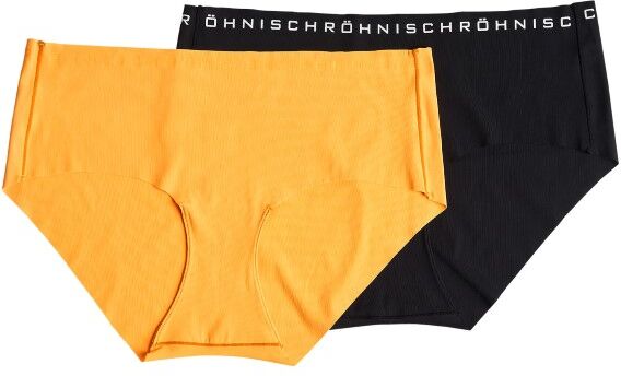 Röhnisch 2 pakkaus Siena Hipster - Black/Orange  - Size: 110411 - Color: musta/orans