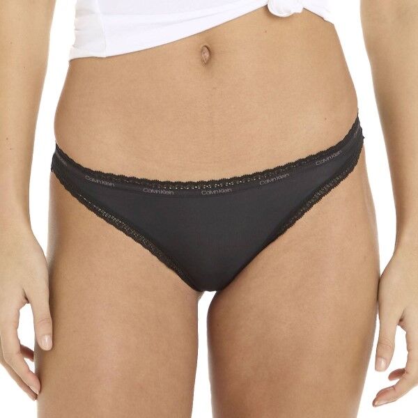Calvin Klein Bottoms Up Refresh Bikini - Black  - Size: QD3766E - Color: musta