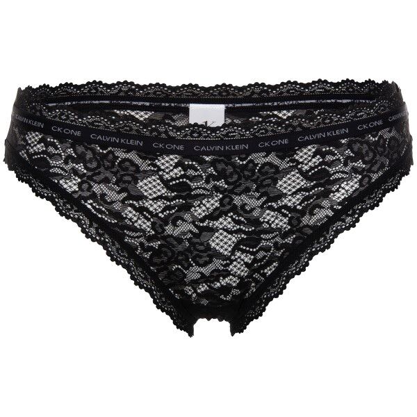 Calvin Klein CK One Lace Bikini - Black  - Size: QF6203E - Color: musta