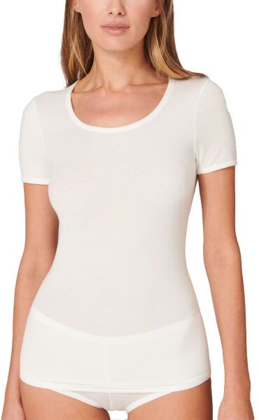 Schiesser Personal Fit Crew Neck - Ivory  - Size: 155413 - Color: luunvalkoinen