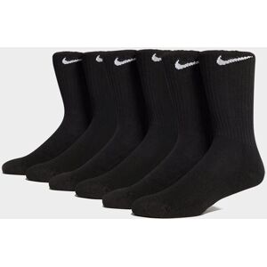 Nike Lot de 6 paires de Chaussettes de Training, Black L - Publicité