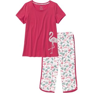 bonprix Pyjama corsaire rouge 42/44/46/48/50/52 - Publicité