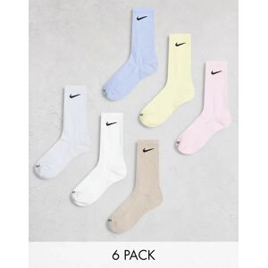 Nike Training Plus - EveryDay - Lot de 6 paires de chaussettes rembourrÃ©es - Multicolore Multicolore L unisex - Publicité