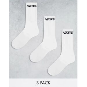 Vans Classic - Lot de 3 paires de chaussettes - Blanc Blanc 38.5-42 unisex - Publicité