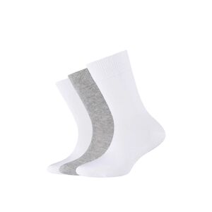 Camano chaussettes blanches pack de 3 organic cotton