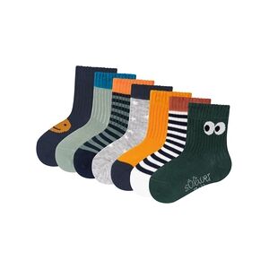 s.Oliver s. Olive r Chaussettes bébé original s org. rib 7pcs silver pine