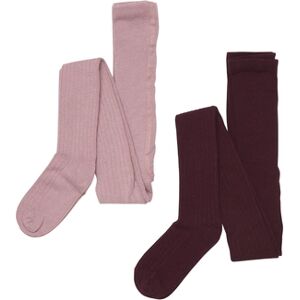 Minymo Collants pack de 2 lilas burnished 80/86