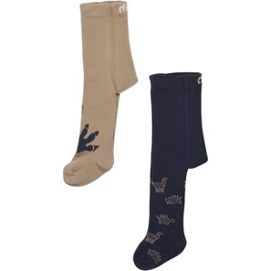 Minymo Collants, paquet de 2 Dark Navy 56/62