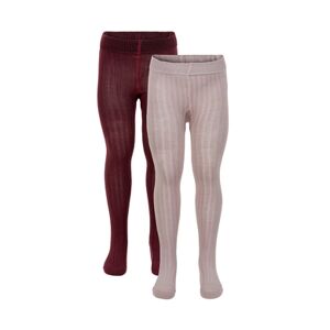 Minymo Collants, paquet de 2, Rose Smoke