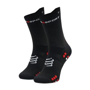 Chaussettes hautes unisex Compressport Pro Racing Socks V4.0 Run High XU00046B_906 Noir - Publicité