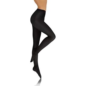 sesto senso Collants Femme Noir Opaque Lisse Microfibre 40 DEN 3 M Noir - Publicité