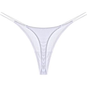 Dasongff G-String Femme Sexy Chic Ficelle Couleur Unie Tanga Sexy Femme Coquine Hot String Imprimé Tanga Sexy Hot pour Femmes - Publicité