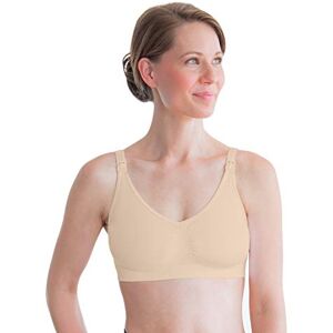 Medela Soutien-gorge confortable de maternité et d'allaitement, sans armatures et sans coutures pour mamans allaitantes, taille M Nude - Publicité