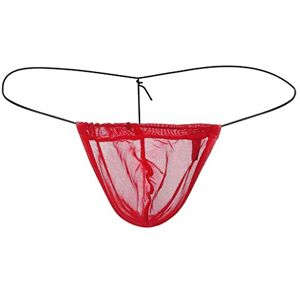 KPPONG String Homme Sexy Transparent Ouvert Sexy Ficelle Mesh Tanga, Soldes Respirant G-String Briefs sous-vêtement Lingerie Sac Érotique - Publicité