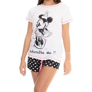 Disney Ensemble De Pyjamas Femme Minnie Mouse Blanc Medium - Publicité