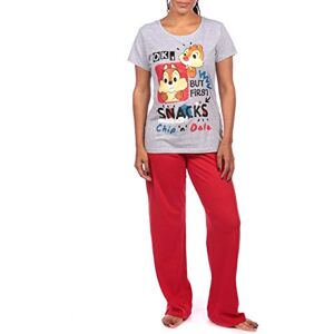 Disney Ensemble De Pyjamas Tic 'N' Tac Femme Gris Medium - Publicité