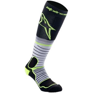 Chaussettes hautes Alpinestars MX Pro black/gray/yellow fluo- M jaune M female