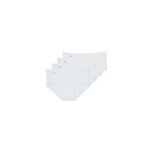 Culottes & slips Sloggi BASIC+ X 4 Blanc FR 38,FR 40,FR 42,FR 44,FR 46,FR 48 femmes - Publicité