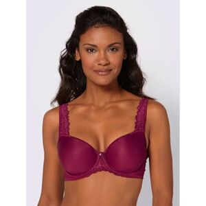 Soutien-gorge à coques avec armatures bon. b, c, d, e, f, g - Viania - lie de vin LIE DE VIN 95