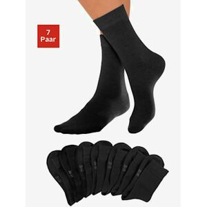 Chaussettes basiques socquettes basiques pour toutes les occasions - Lavana - noir NOIR 37/40