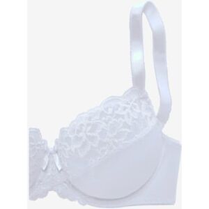 Soutien-gorge à armatures 2 jolis soutiens-gorge en dentelle de petite fleur - petite fleur - noir + blanc NOIR + BLANC 120