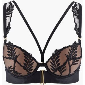 Aubade Queen of Shadow Soutien-gorge push-up coque Noir Absolu 85A - Publicité