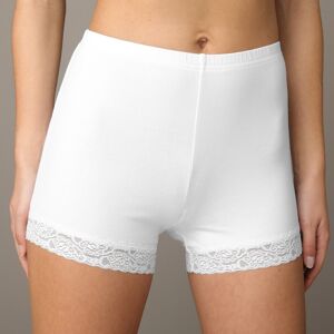 Boxer coton dentelle - lot de 2 - BlancheportePratique, le boxer en coton extensible fait aussi dans la dentelle pour mieux vous plaire !42/44Blanc