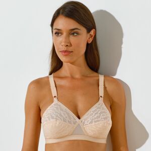 Soutien-gorge Coeur Croise Classique - sans armatures - 115C - Beige - PlaytexToute l'expertise Playtex® au service de ce soutien-gorge sans armatures C?ur Croise et son inimitable construction en croix pour un maintien parfait ! Une valeur sure qui tient