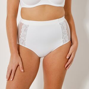 Culotte taille haute Allure - 42 - Blanc - WellAdepte de la taille haute ? Cette culotte Well® elegante, feminine et confortable affiche une forme couvrante qui prendra soin de vos rondeurs, jusqu?a apporter a votre ventre, un effet legerement liftant, po