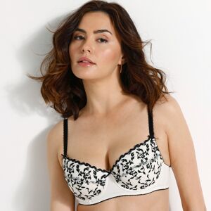 Blancheporte Soutien-gorge ampliforme tulle brodé forme emboîtante Keokea – avec armatures - BlancheporteLe charme d'un tulle brodé stretch doublé sur la poitrine d'une fine mousse toute douce. La poitrine est bien galbée avec un effet ampliforme, très ag