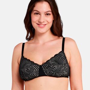 Sans Complexe Soutien-gorge post-opératoire en dentelle et coton Olivia - sans armatures - Noir - 105E Noir 105E