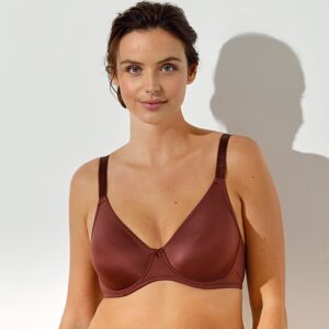 Blancheporte Soutien-gorge minimiseur microfibre toute douce - avec armatures - Marron - 115D Marron 115D