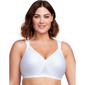 Glamorise Soutien-gorge Magic Lift® - sans armatures - 100E - Blanc - GlamoriseAvec son système Magic Lift®, ce soutien-gorge Glamorise® sans armatures, spécialement conçu pour les poitrines généreuses, vous assure un excellent maintien et un maximum de c