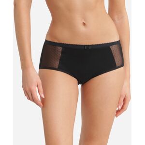 Shorty menstruel lavable en coton biologique() flux abondant Dim® Protect - 48/50 - Noir - DimGrace a sa construction en matieres specifiques hypoallergeniques, le shorty de regles flux abondant Dim® Protect vous permet de realiser sans craintes toutes 