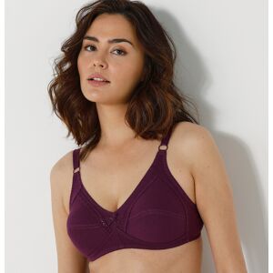 Blancheporte Soutien-gorge coton emboîtant sans armatures - lot de 2 - Rose/violet - 110D Rose/violet 110D